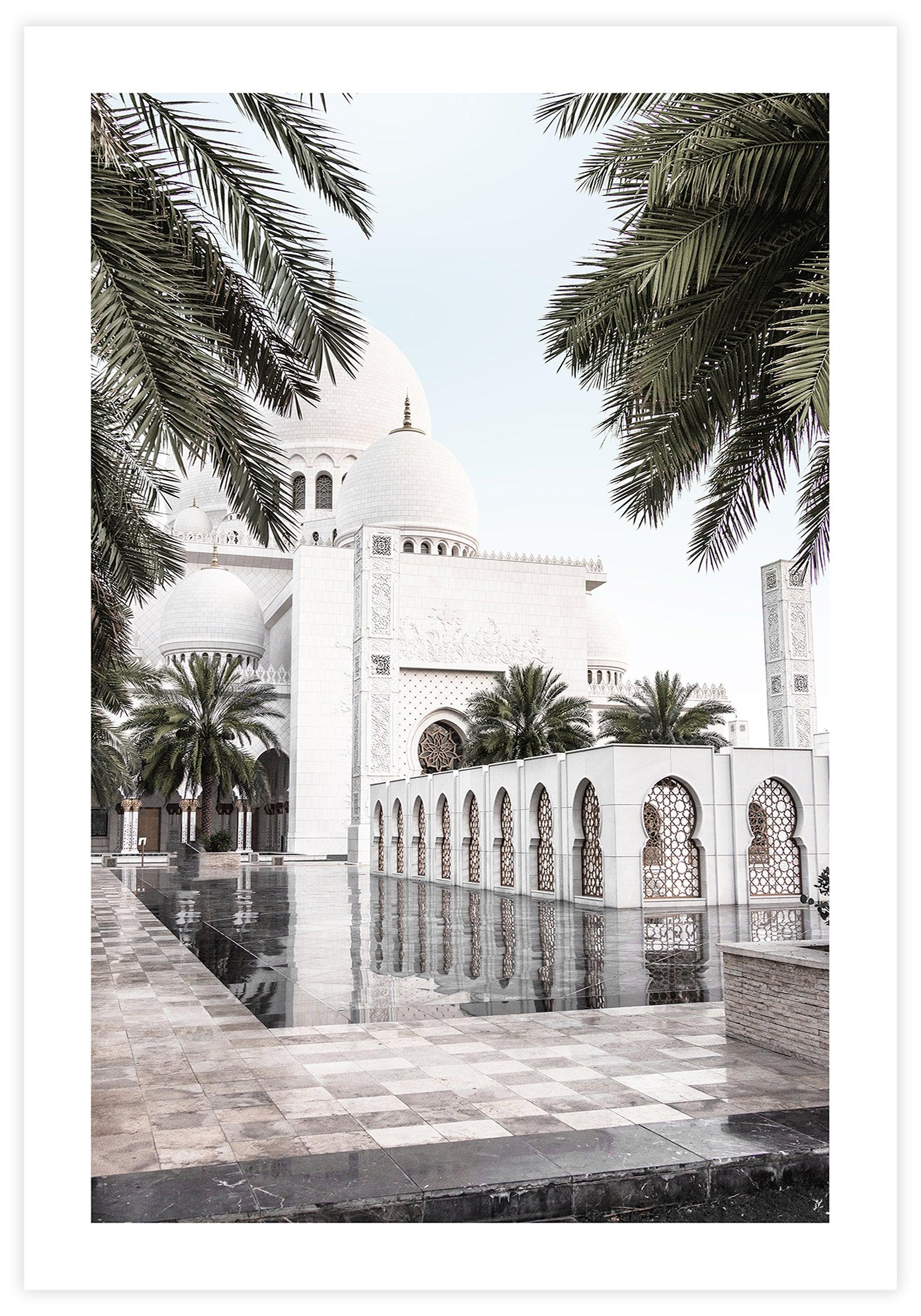 Sheikh Zayed Garden Poster