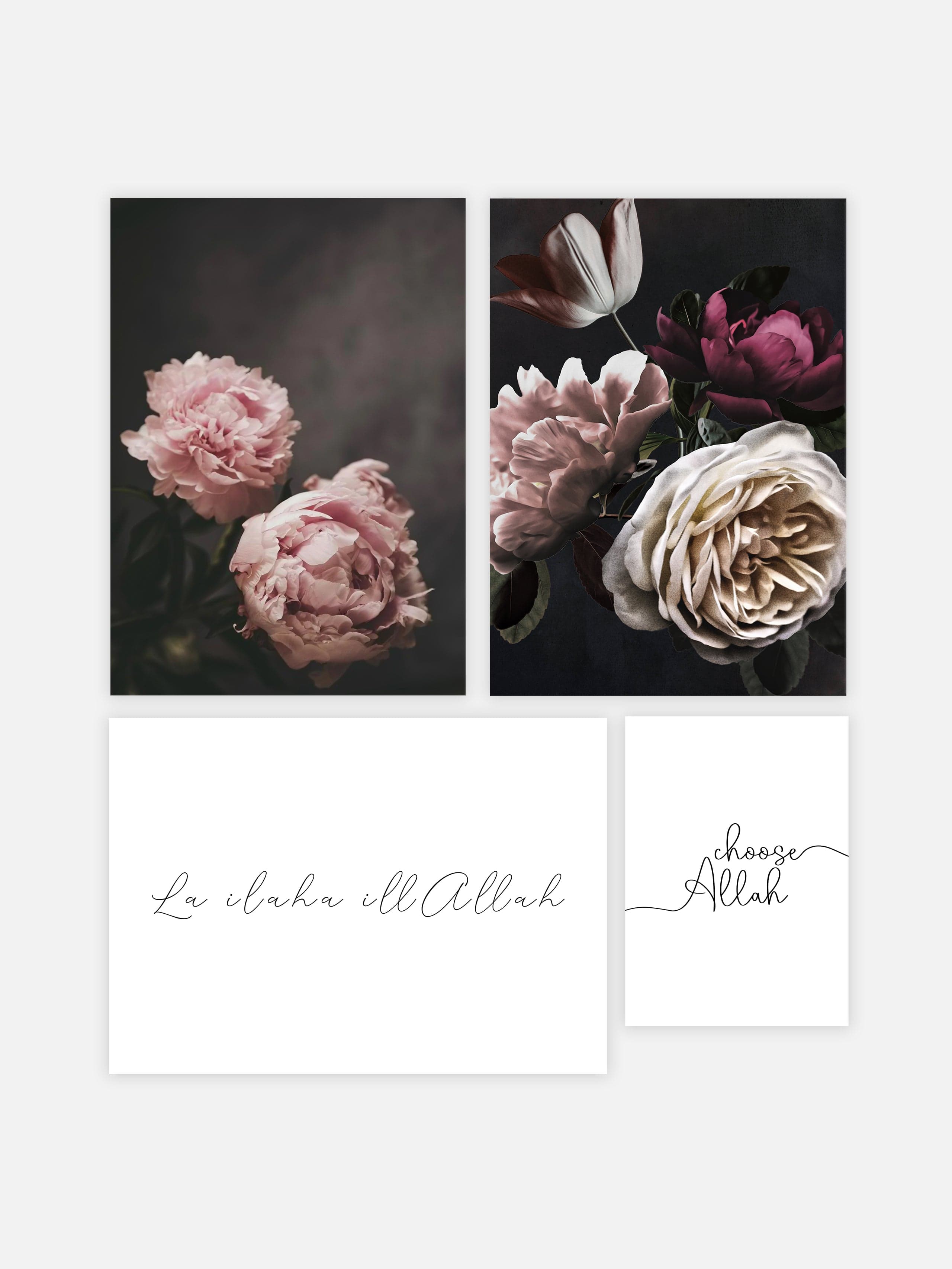 Lonely Peonies Set